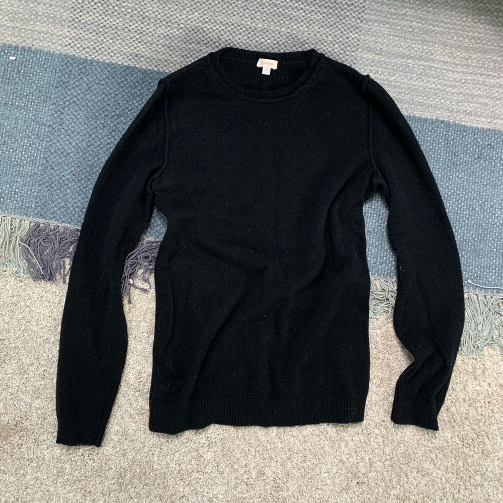 Cuyana wool/cashmere crew neck sweater, small